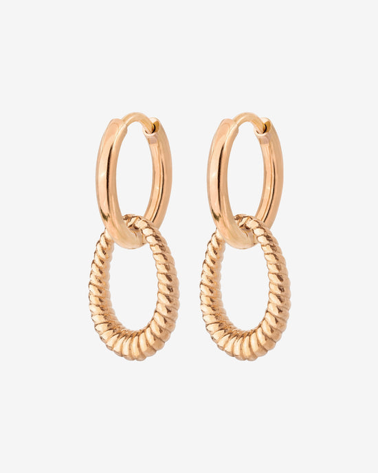 Oldie Goldy Hoop Set Small Rose Gold
