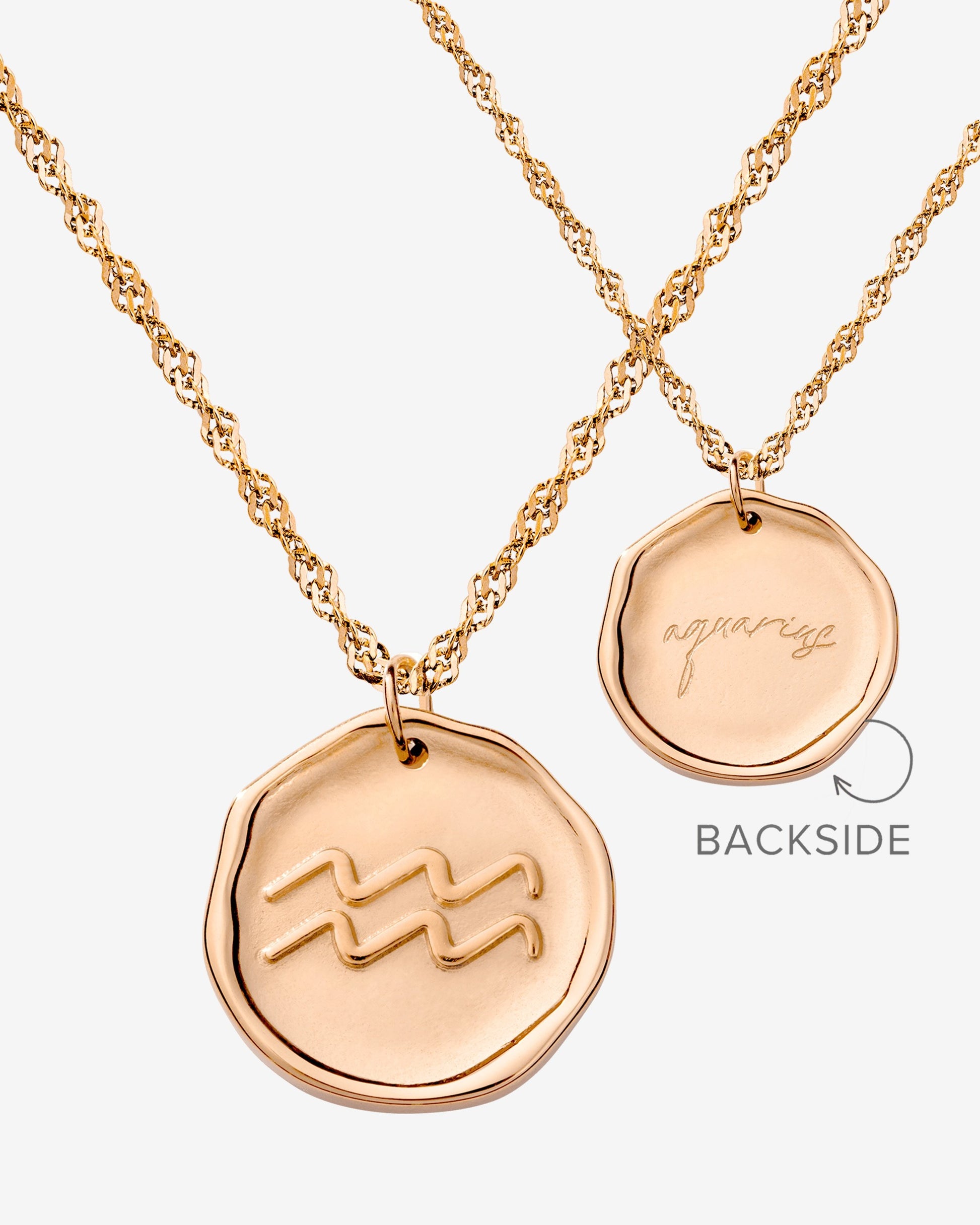 Zodiac Necklace Rose Gold