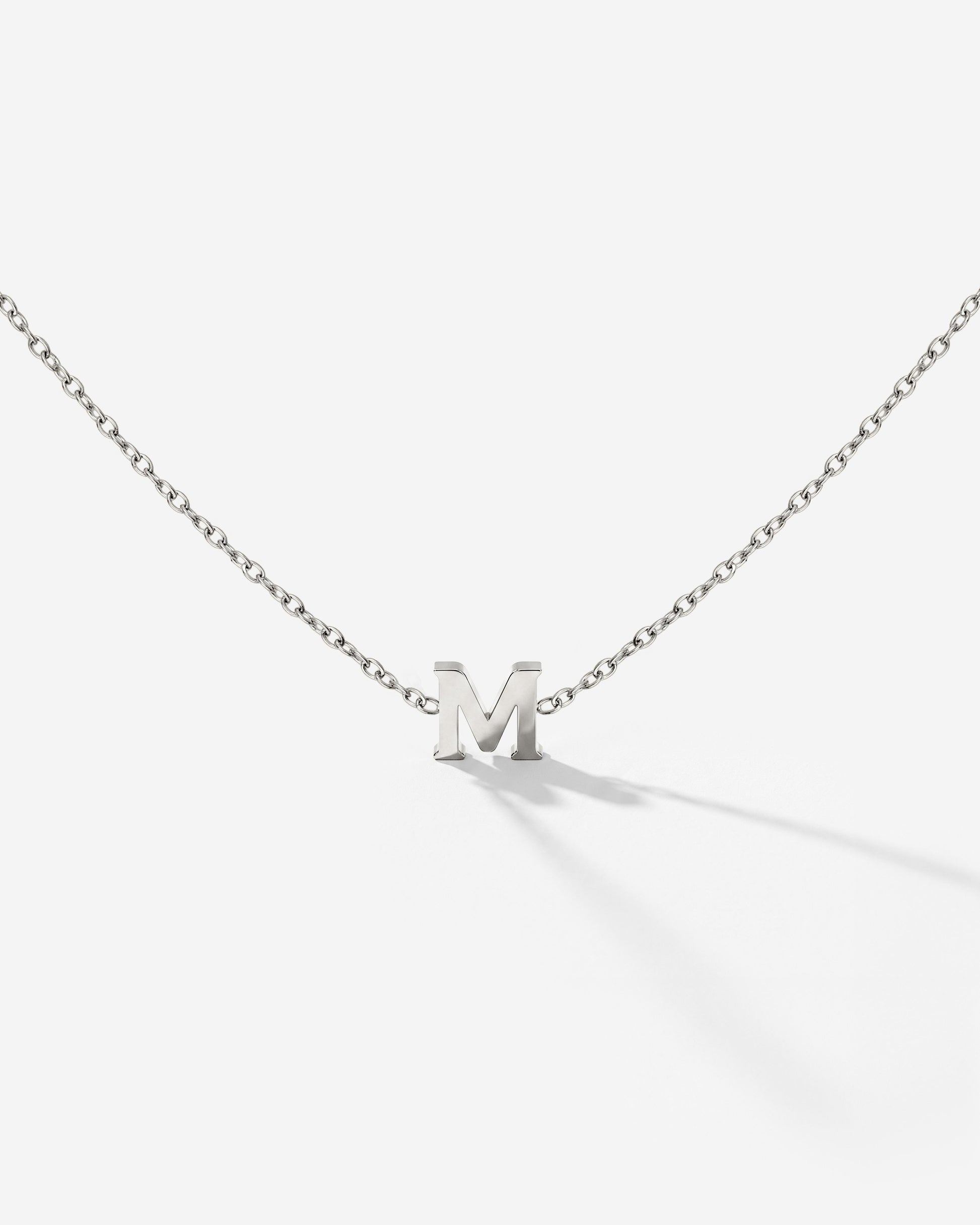 Tiny Letter Necklace