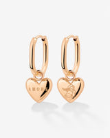 Amore Mio Oval Hoop Set Baby Rose Gold