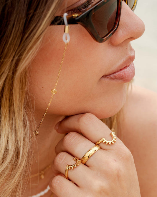 Sun Lover Ring Gold