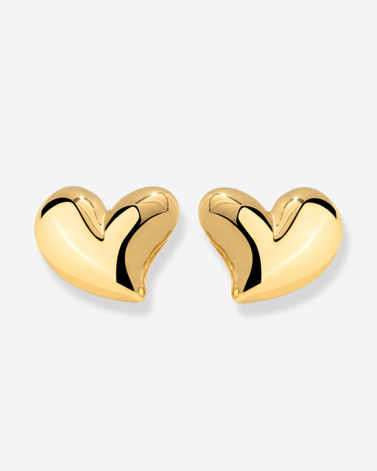 Heartie Studs Gold