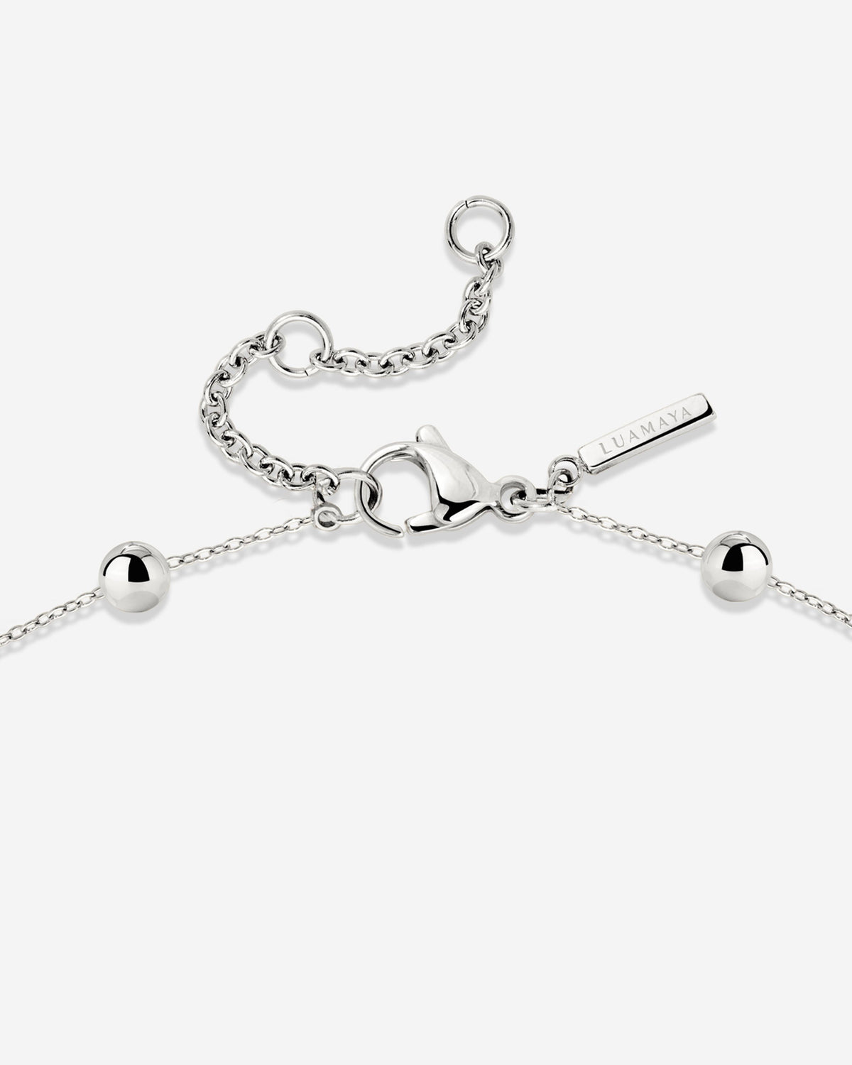 Infinite Beads Necklace Silver