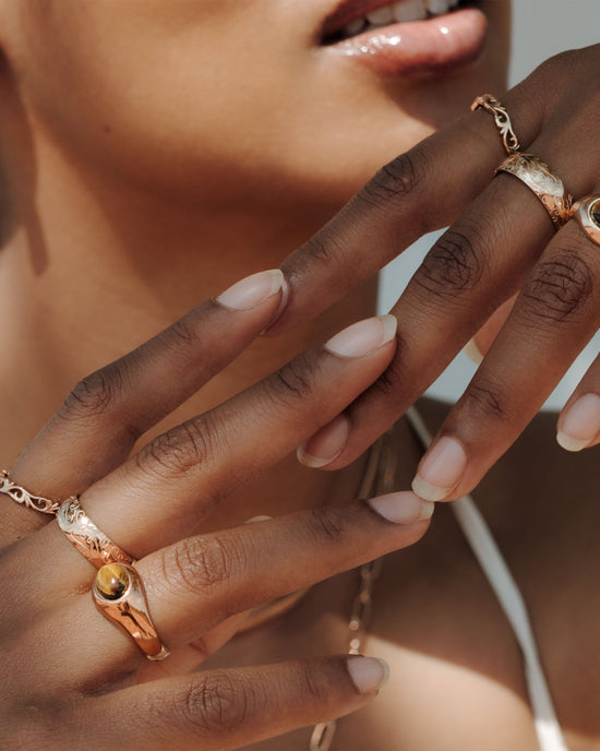 Desert Glow Ring Rose Gold