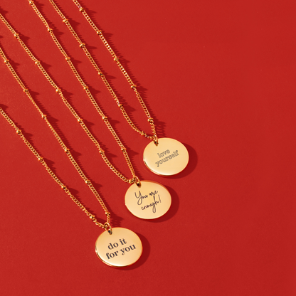 Self-Love First Necklace Gold