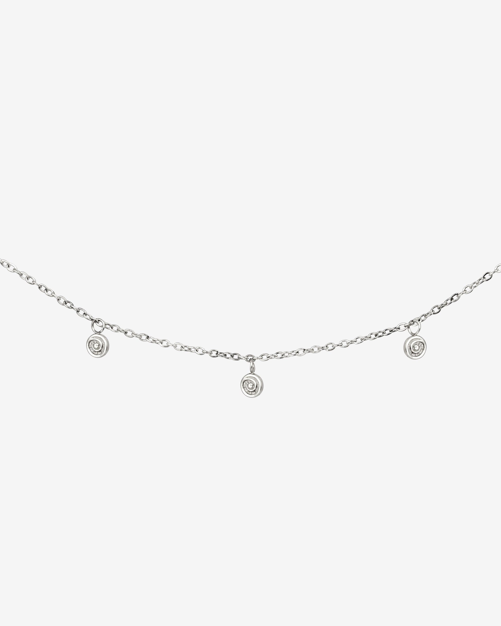 Swirl'n Choker Silver