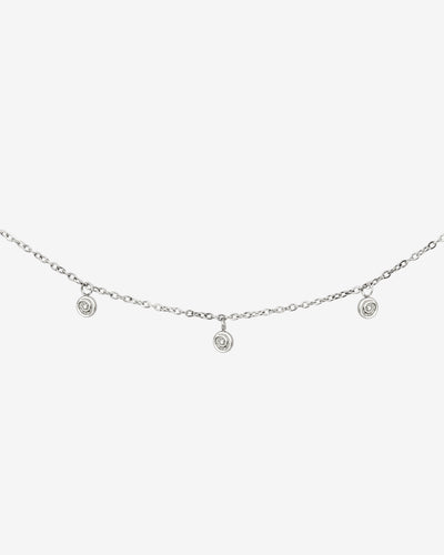 Swirl'n Choker Silver