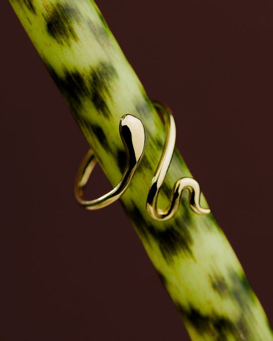 Slim Snake Ring Rose Gold