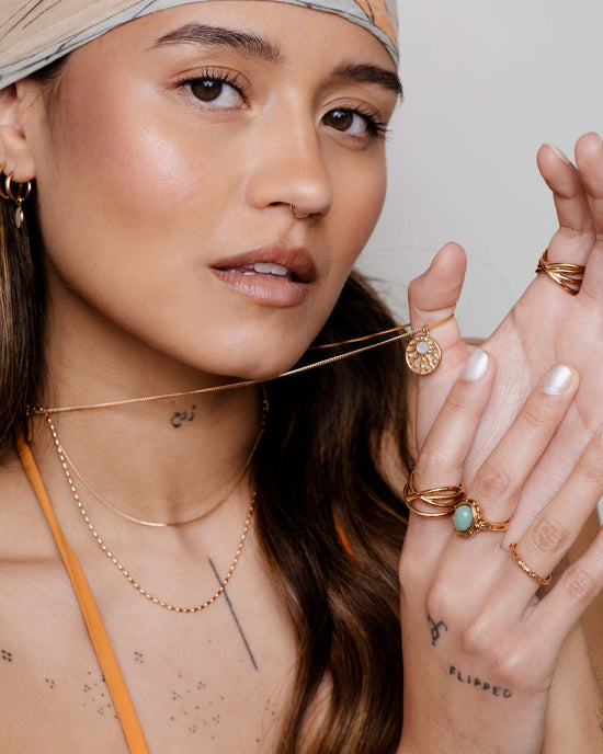 Sun Chaser Necklace Rose Gold
