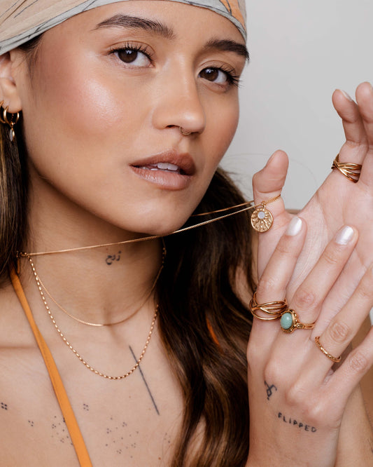 Sun Chaser Necklace Rose Gold