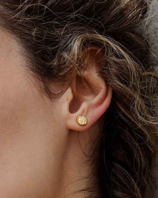 Boho Coin Studs gold