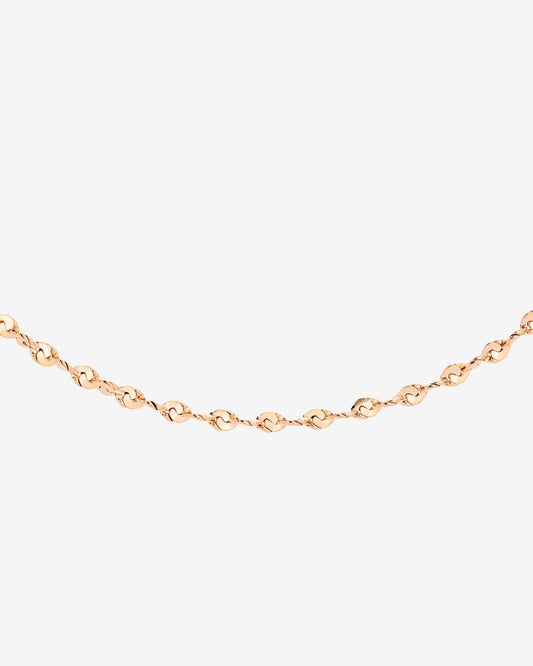 Tinsel Chain Necklace Rose Gold