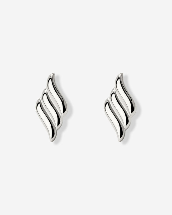 Lustrous Studs Silver