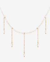 Lolas Love Pearl Power Necklace Rose Gold