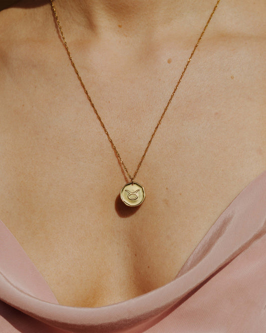 Zodiac Necklace – Gold