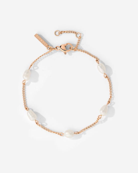 Pearl after Pearl Bracelet Rose Gold