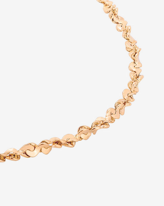 Tinsel Chain Necklace Rose Gold
