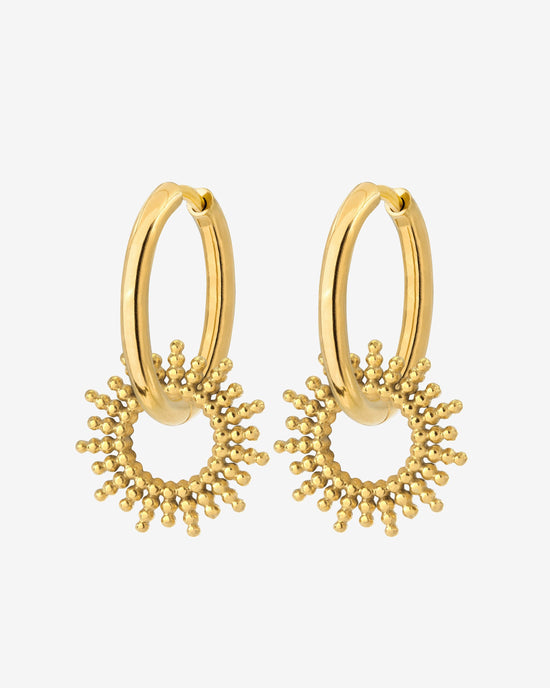 Sunny Hoop Set Medium gold
