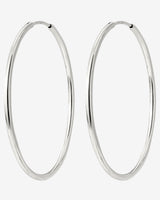 Extra Maxi Hoops Silver