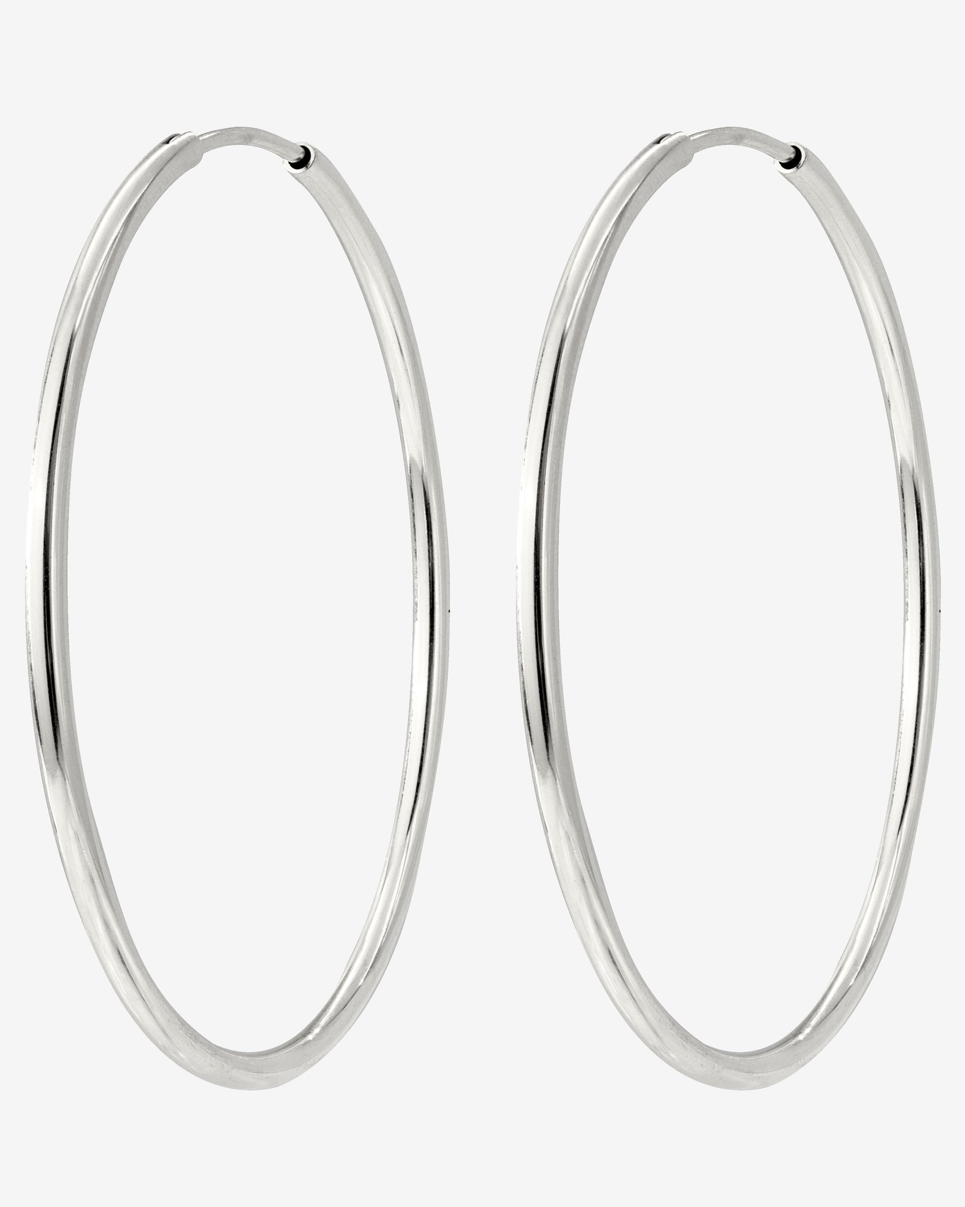 Extra Maxi Hoops Silver