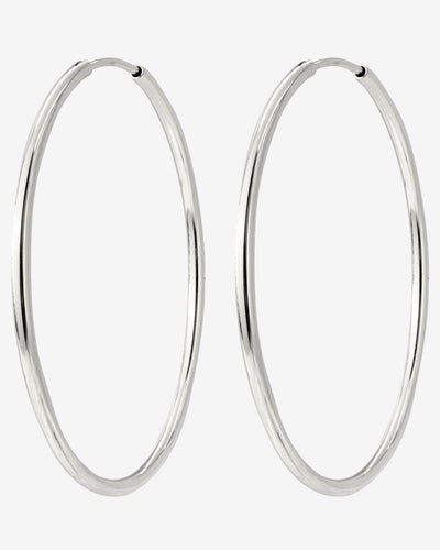 Extra Maxi Hoops Silver