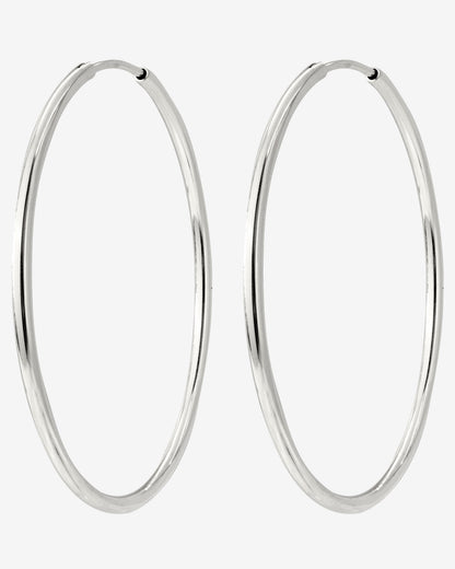 Extra Maxi Hoops Silver