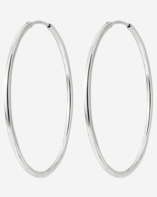 Extra Maxi Hoops Silver