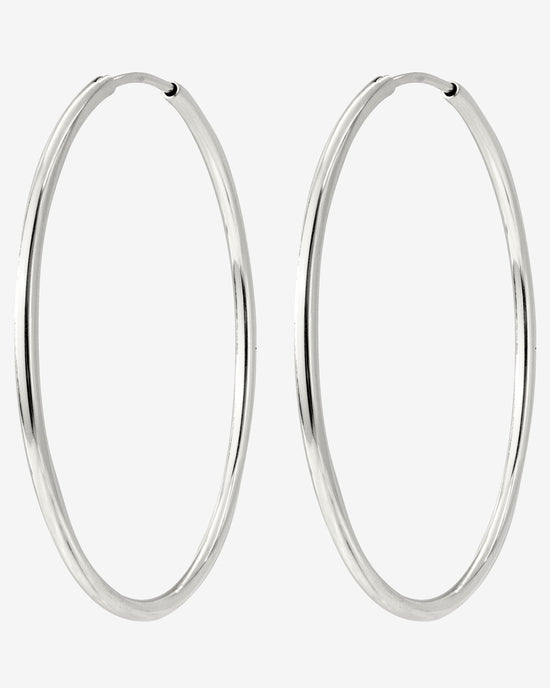 Extra Maxi Hoops Silver