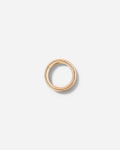 Basic Click Piercing Ring Rose Gold