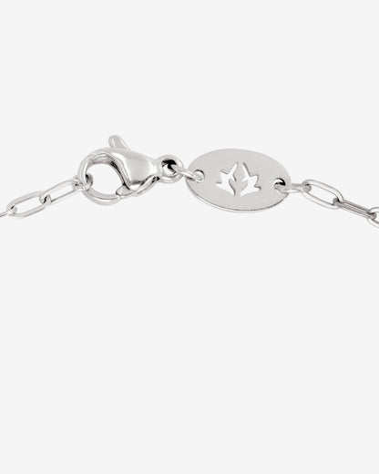 Heart Ace Necklace Silver