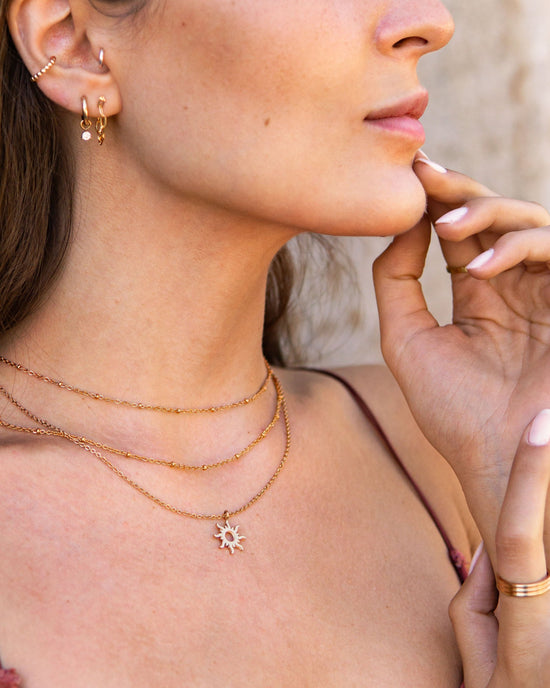 Alimera Necklace Rose Gold