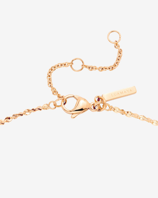 Tinsel Chain Necklace Rose Gold