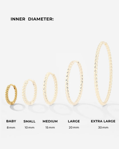Twisted Hoops Baby