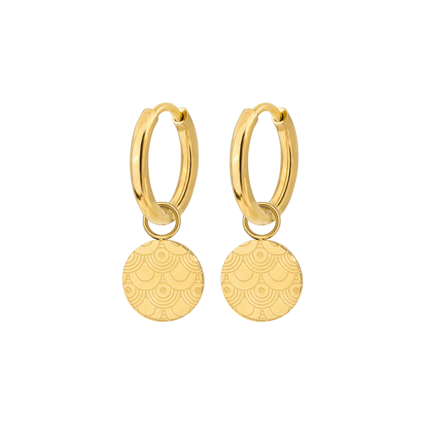 Buena Vibra Hoops Small Gold