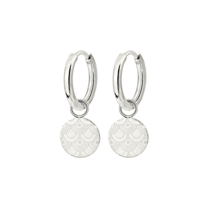 Buena Vibra Hoops Small Silver