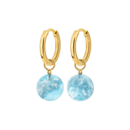 Day Dream Hoops Small Gold