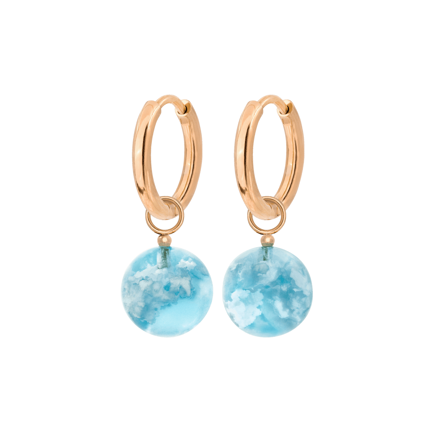 Day Dream Hoops Small Rose Gold