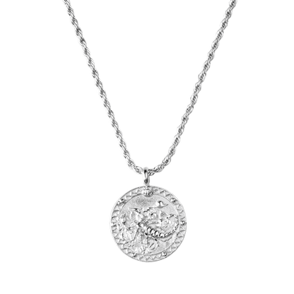 Zodiac Sign Necklace Silver