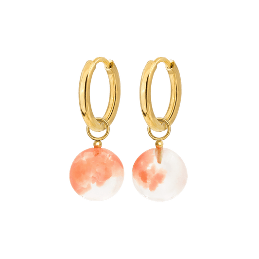 Sunset Dream Hoops Small Gold