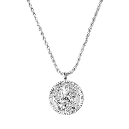 Zodiac Sign Necklace Silver