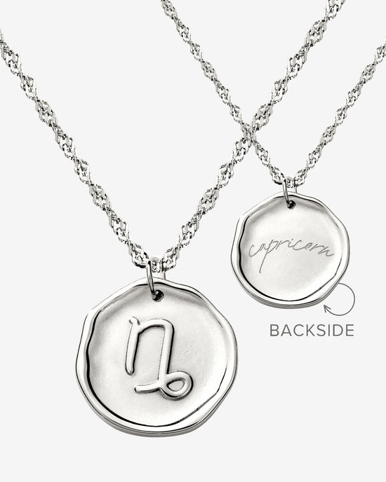 Zodiac Necklace Silver