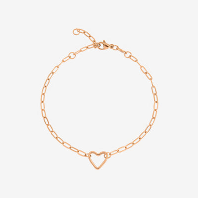 Loving Heart Bracelet Rose Gold