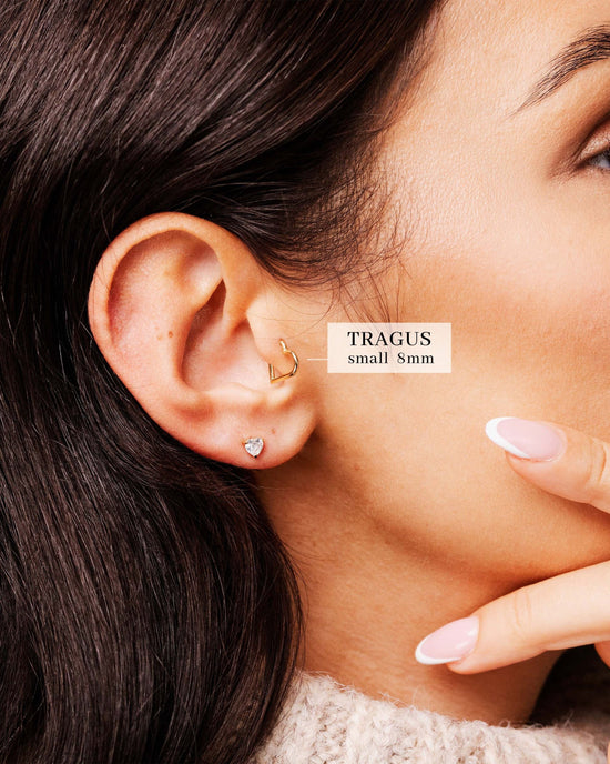 Heartily Piercing gold