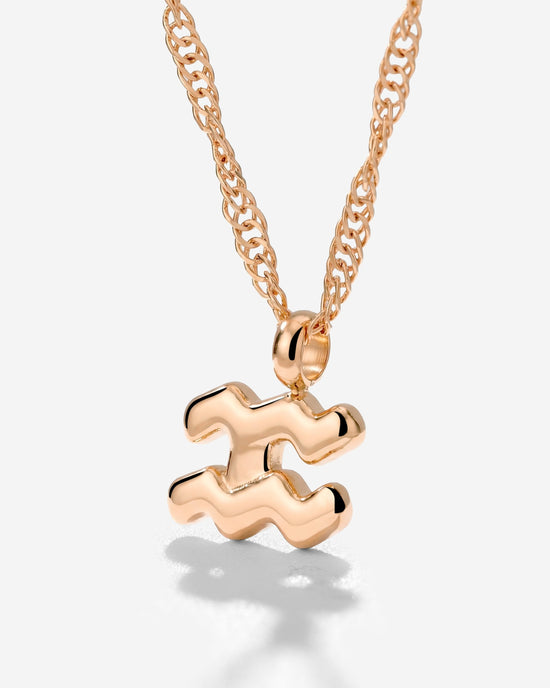 Aquarius Bubble Necklace Rose Gold