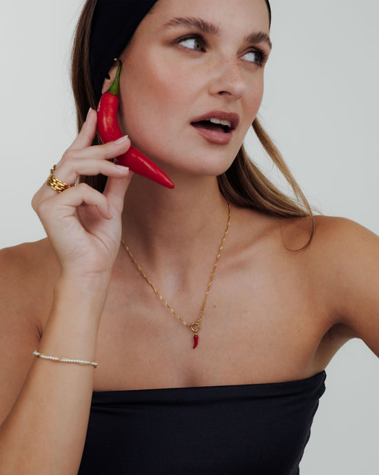 Chili Singapore Chain Necklace Set gold