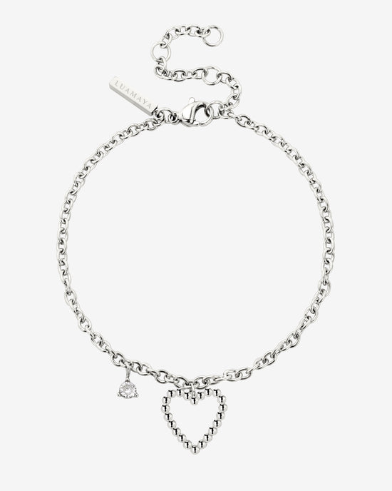 Heart of Gold Bracelet Silver