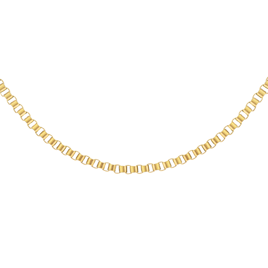 Box Chain Necklace Gold