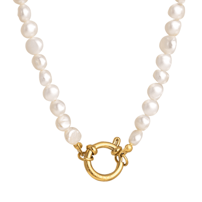 Lola Power Pearl Necklace Gold