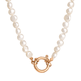 Lola Power Pearl Necklace Rose Gold