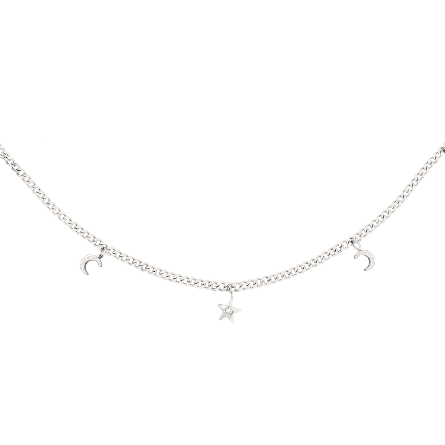 Midnight Necklace Silver